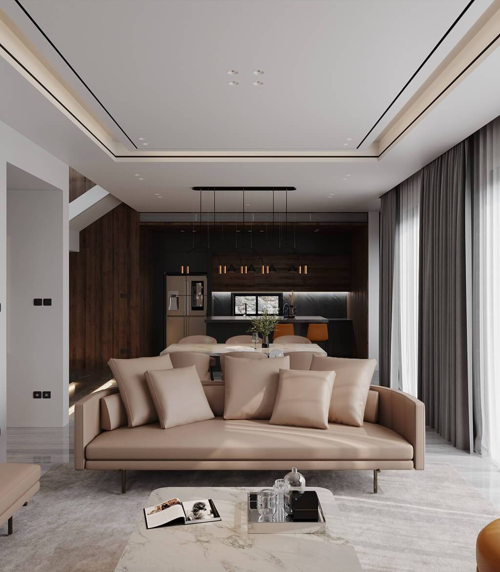 Phong cách thiết kế nội thất hiện đại và 8 đặc trưng nổi bật 1 Phong cách thiết kế nội thất hiện đại và 8 đặc trưng nổi bật
