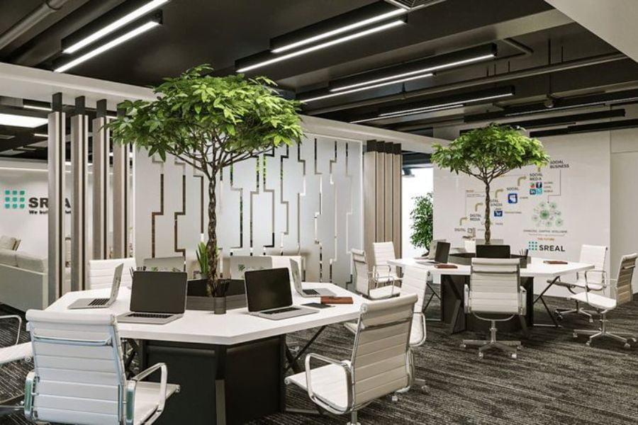 Khám phá các mẫu thiết kế văn phòng đẹp, hiện đại 14 Thiết kế văn phòng với không gian mở