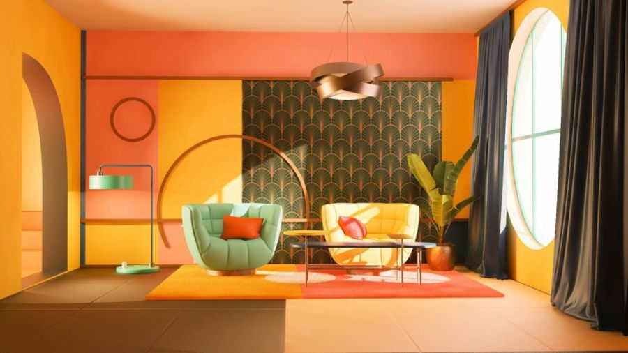 Thiết kế văn phòng hấp dẫn thị giác với phong cách Art - Deco