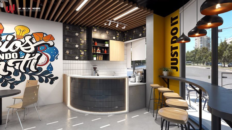 25+ Mẫu thiết kế nội thất đẹp, hiện đại 74 Canteen được thiết kế rộng rãi, sạch sẽ