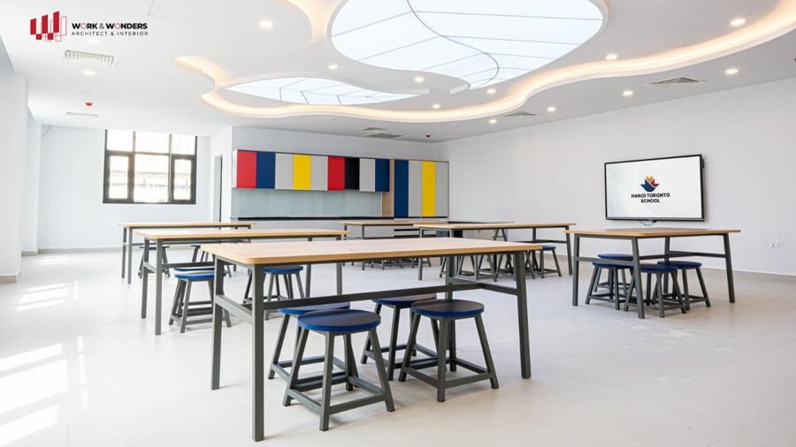 25+ Mẫu thiết kế nội thất đẹp, hiện đại 81 Thiết kế phòng học tối ưu ánh sáng