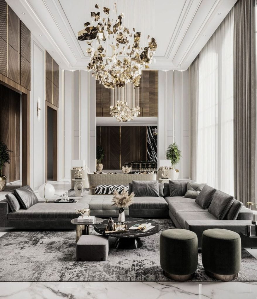 Thiết kế nội thất Luxury thể hiện tính cá nhân hoá trong từng không gian