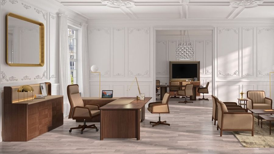 Văn phòng giám đốc phong cách Art Deco
