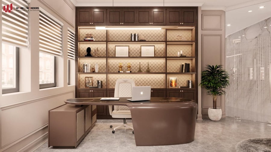 Thiết kế văn phòng giám đốc theo phong cách Luxury