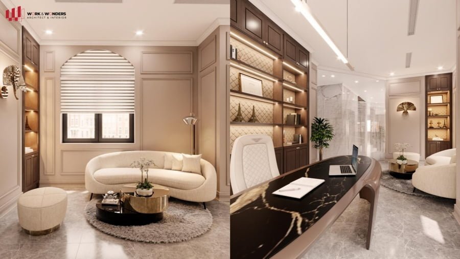 Các phong cách thiết kế nội thất được ưa chuộng nhất hiện nay 13 Vẻ sang trọng được thể hiện qua màu sắc xa hoa