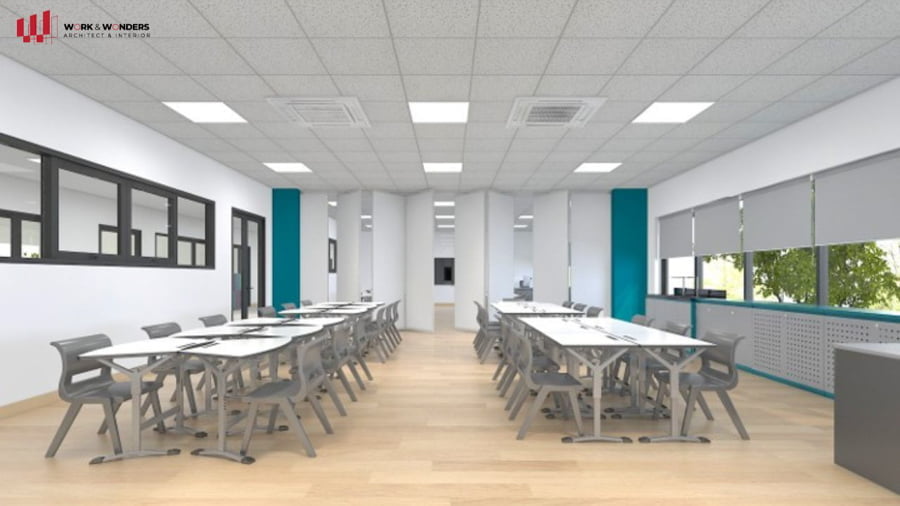 25+ Mẫu thiết kế nội thất đẹp, hiện đại 88 Phòng học nhóm thiết kế tiêu chuẩn