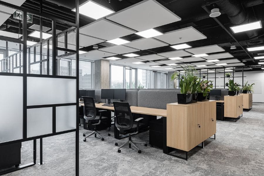 Chất lượng vật liệu là yếu tố quan trọng trong thiết kế văn phòng