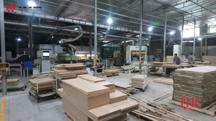 Những mẫu thiết kế thi công nội thất đẹp 2024 52 Hệ thống 03 nhà máy sản xuất tiên tiến