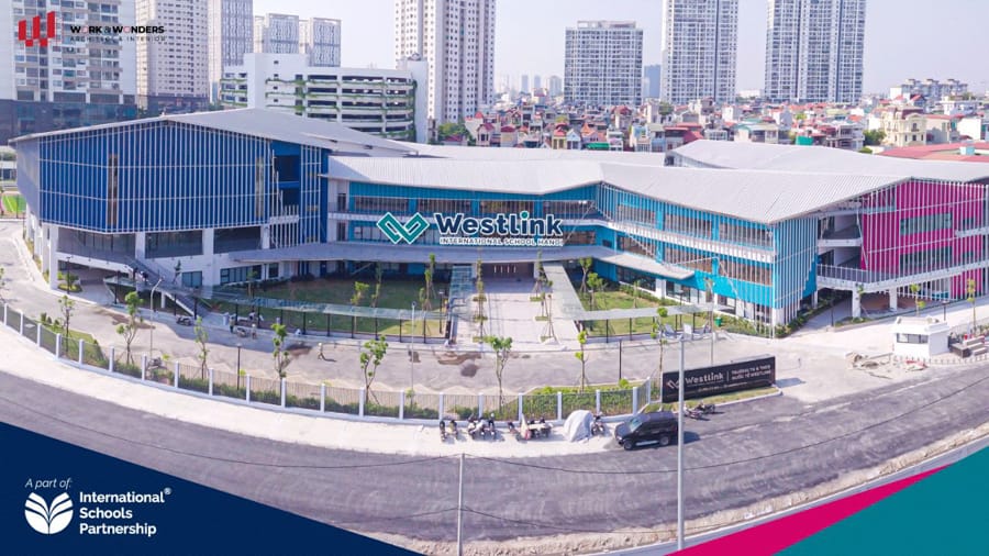 Dự án thiết kế trường quốc tế này tích hợp nhiều khu vực chức năng phong phú, nhằm mang đến một không gian học tập và sinh hoạt đa dạng.