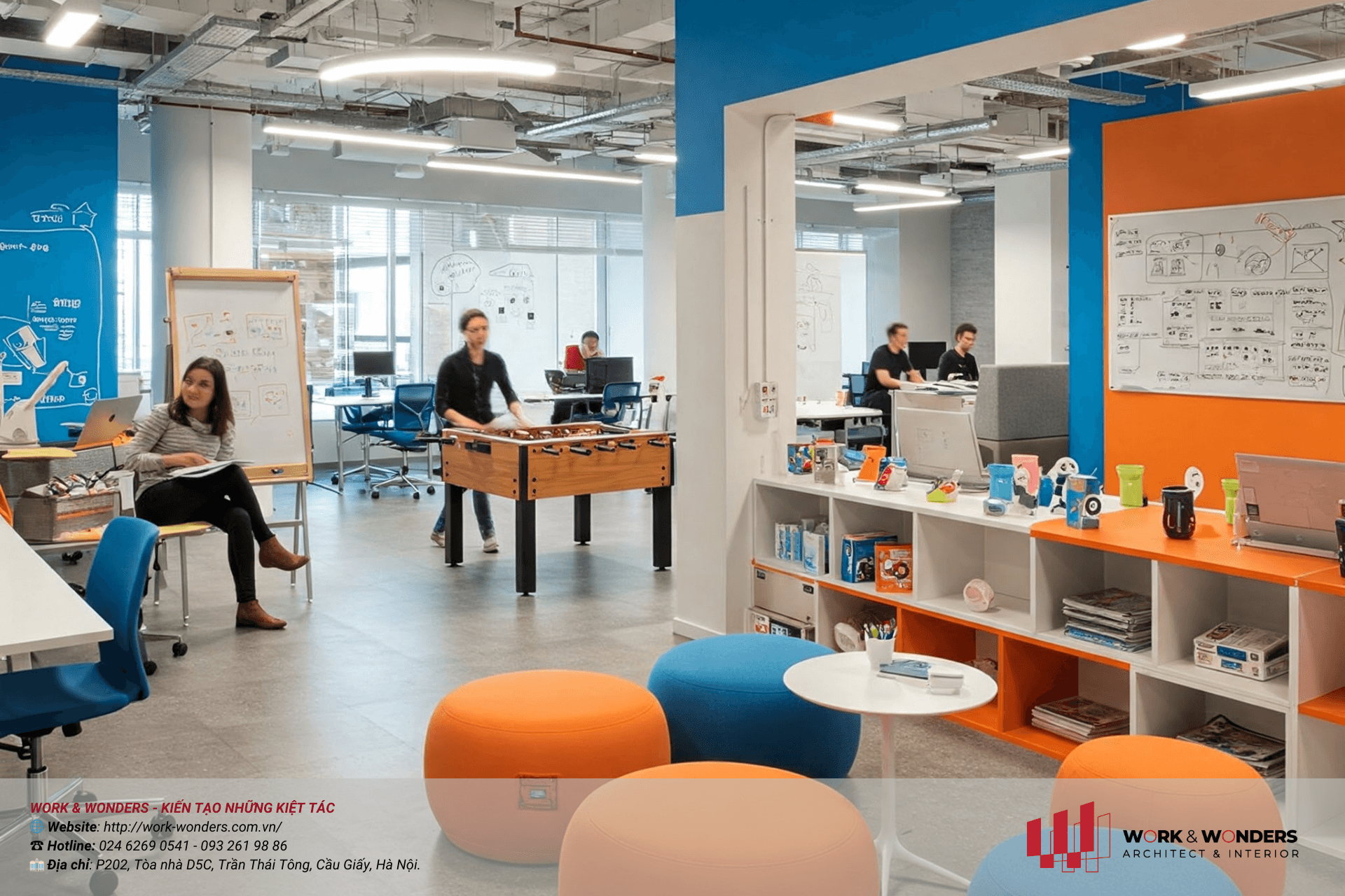 Mẫu nội thất văn phòng chuyên nghiệp 2025: Xu hướng "Signature Design" cho doanh nghiệp muốn bứt phá 5 Thiết kế Văn phòng có DNA thương hiệu