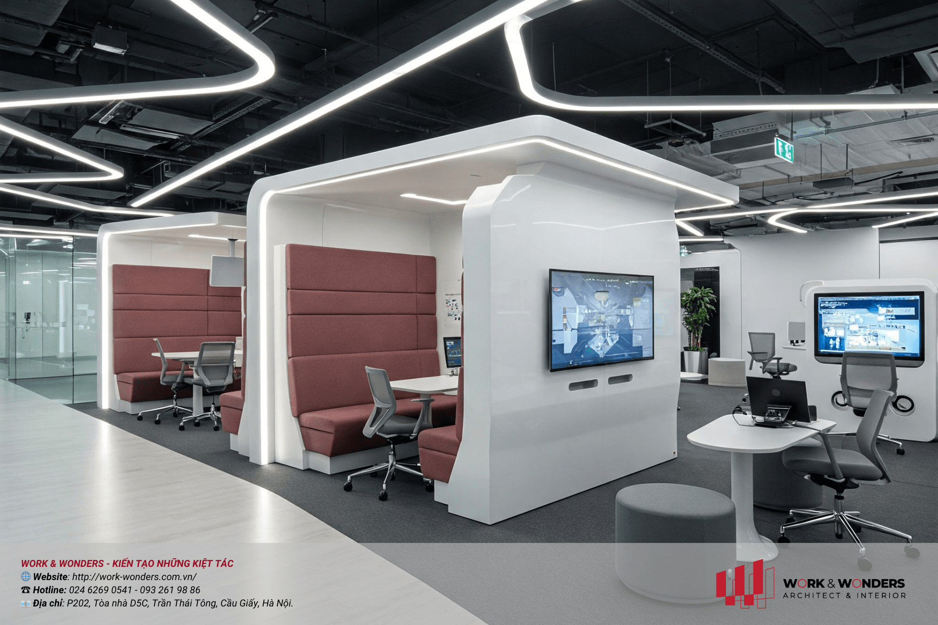 Mẫu nội thất văn phòng chuyên nghiệp 2025: Xu hướng "Signature Design" cho doanh nghiệp muốn bứt phá 15 Phong cách thiết kế nội thất văn phòng công nghệ