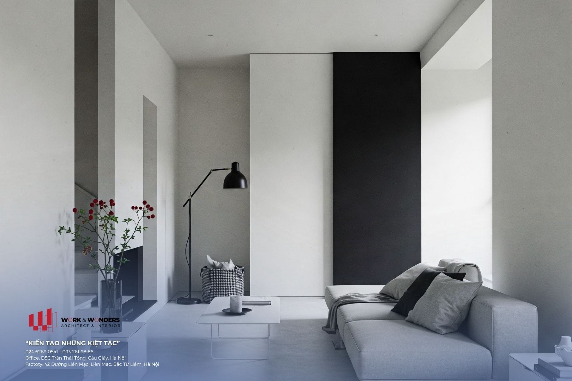 Thiết kế nội thất phong cách Tối giản