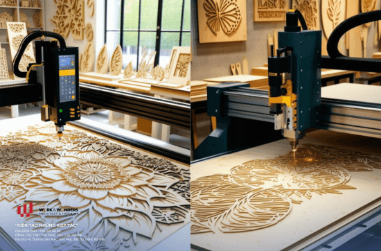 CNC nội thất cần chính xác đến từng milimet
