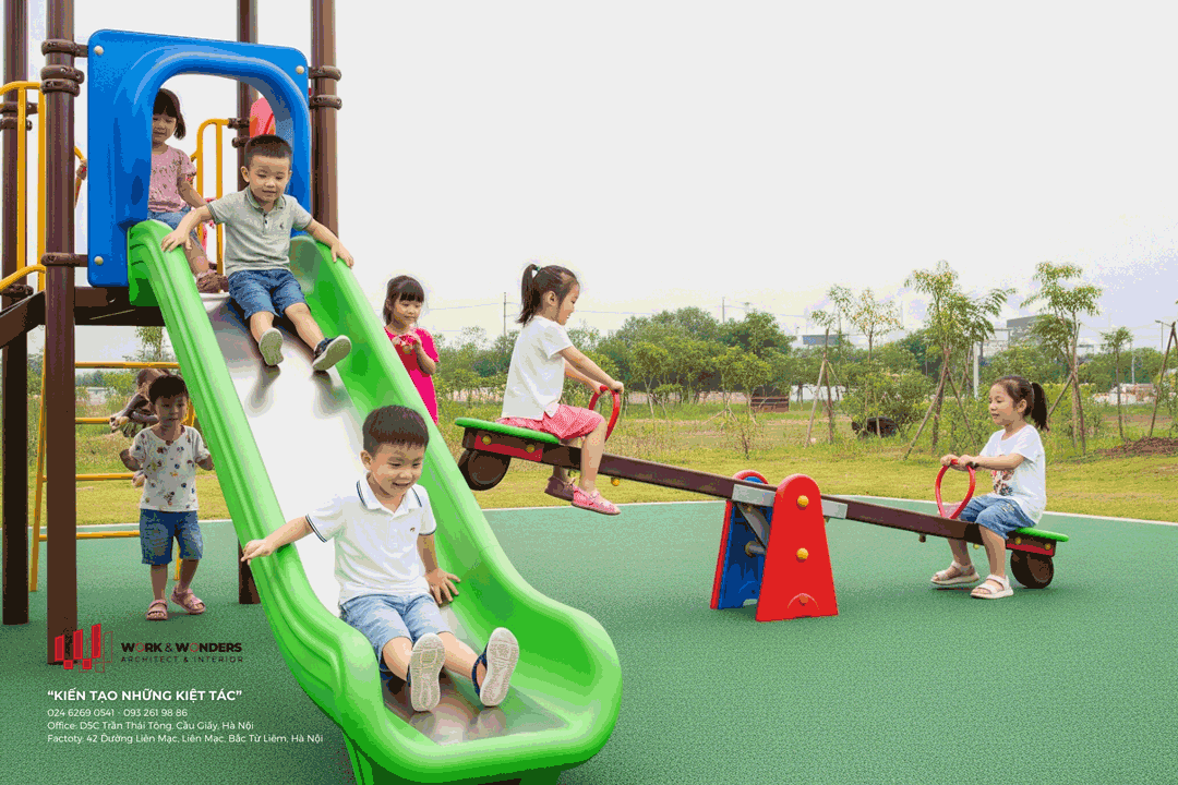 3 Điều cần ghi nhớ khi thiết kế không gian vận động cho học sinh 5 thiết kế không gian vận động học sinh an toàn ngoài trời
