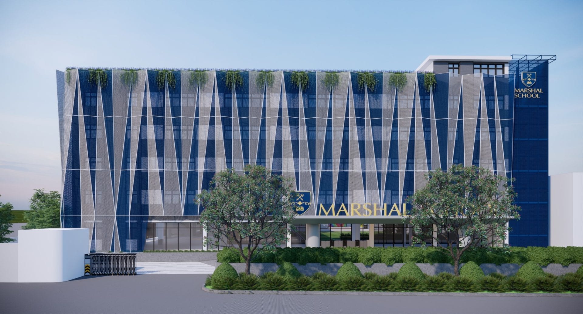 Thiết kế phối cảnh trường học quốc tế Marshall
