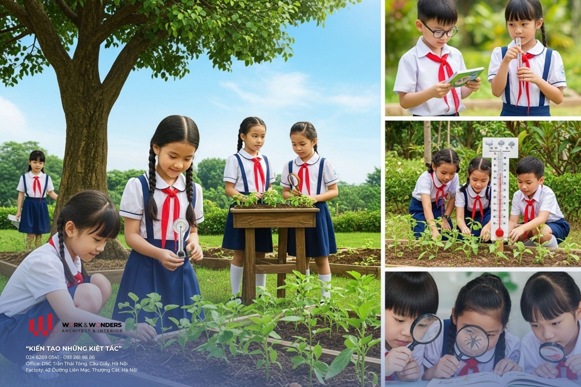 Thiết kế cảnh quan trường học: chỉ cần "1 cái cây đúng chỗ" 21 Thiết kế cảnh quan trường học theo tiêu chí phát triển bền vững