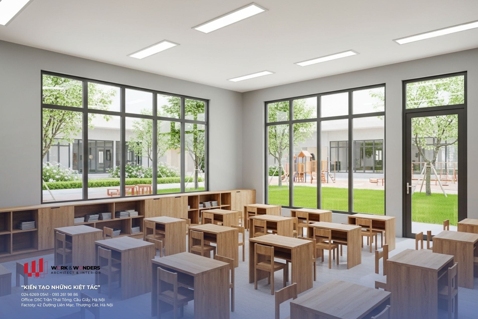 Thiết kế cảnh quan trường học: chỉ cần "1 cái cây đúng chỗ" 25 tìm kiếm đơn vị chuyên sâu về thiết kế trường học
