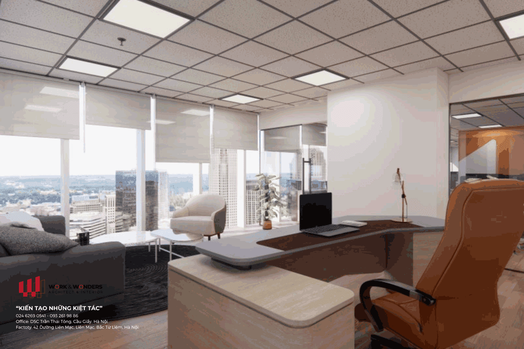 Thi công văn phòng tại nước ngoài theo chuỗi thương hiệu 8 Work & Wonders thi công trọn gói giúp doanh nghiệp đồng bộ nhận diện thương hiệu trong không gian làm việc trên quy mô toàn cầu.