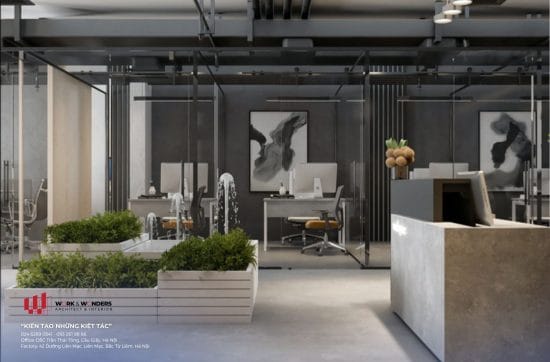 Bàn giao công trình nội thất văn phòng tại Work & Wonders