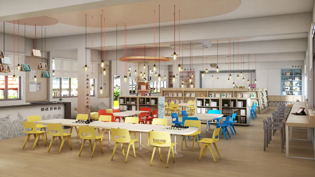 Design & Build trường học chuẩn WELL Building Standard, tạo môi trường giáo dục lành mạnh, truyền cảm hứng.