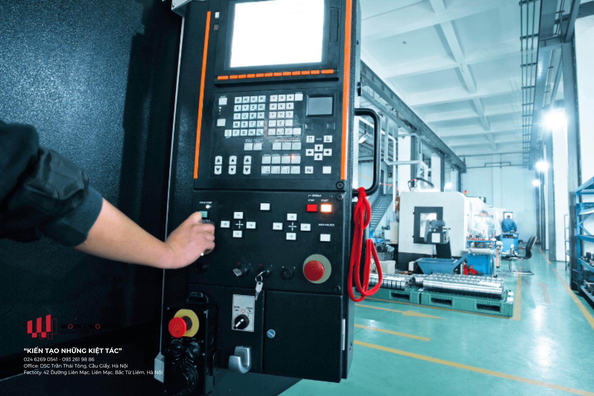 5 Năng lực cốt lõi kiến tạo không gian sống từ xưởng nội thất gỗ cao cấp trọn gói 5 Hệ thống điều khiển CNC hiện đại tại xưởng nội thất gỗ cao cấp trọn gói, tối ưu từng chi tiết sản xuất