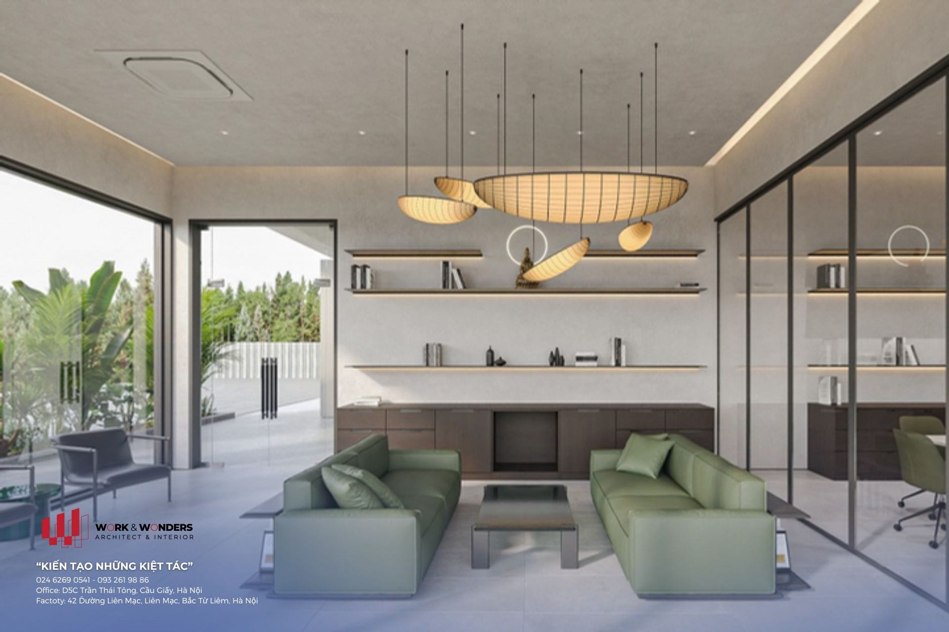 5 nguyên tắc hình thành bản sắc không gian trong thiết kế văn phòng hiện đại 2 Thiết kế văn phòng hiện đại thể hiện bản sắc không gian và hiệu suất làm việc