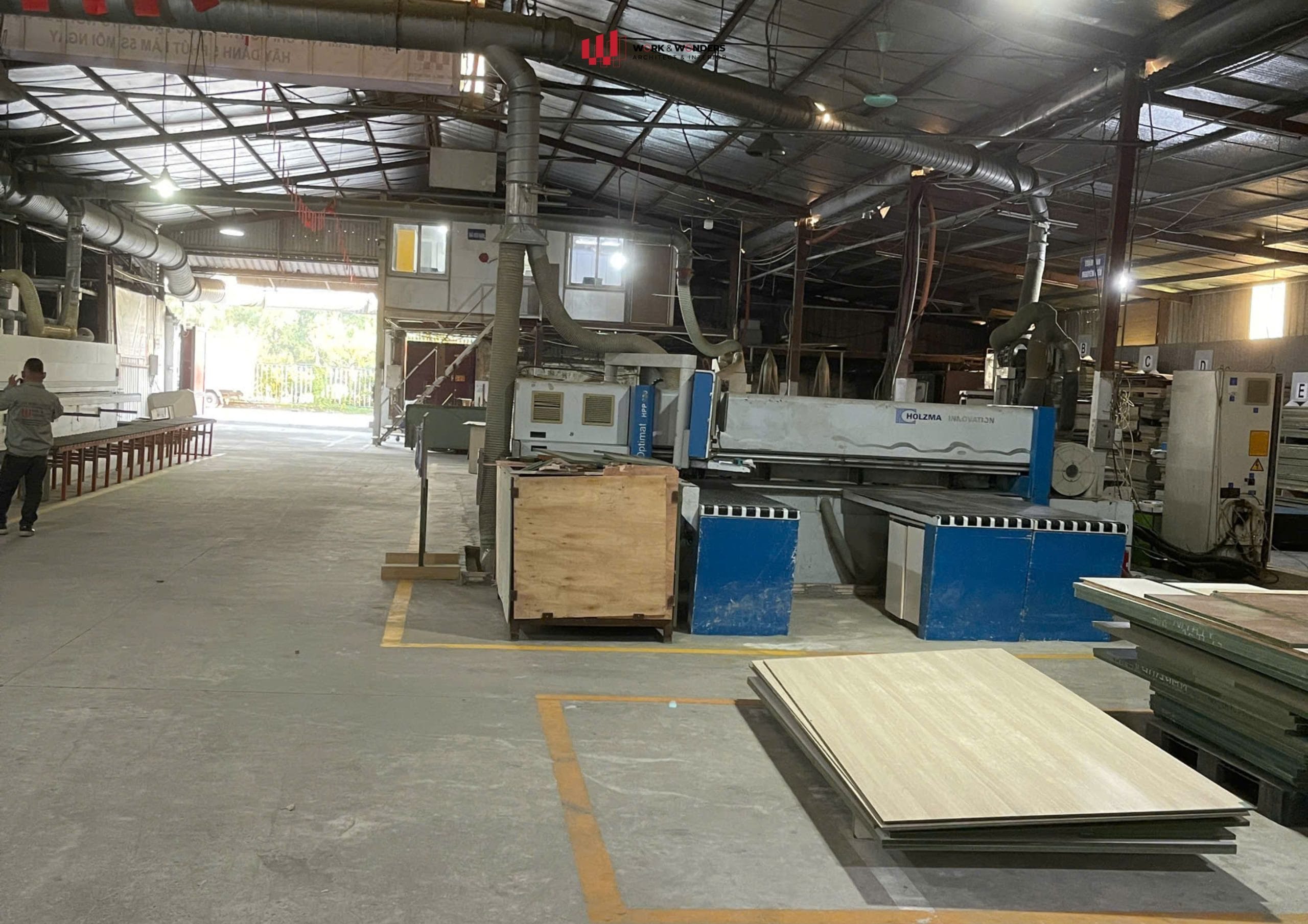 5S trong nhà máy gỗ nội thất Work & Wonders: Phương pháp quản lý sản xuất hiệu quả 2 Không gian nhà máy sau khi triển khai tiêu chuẩn 5S thành công