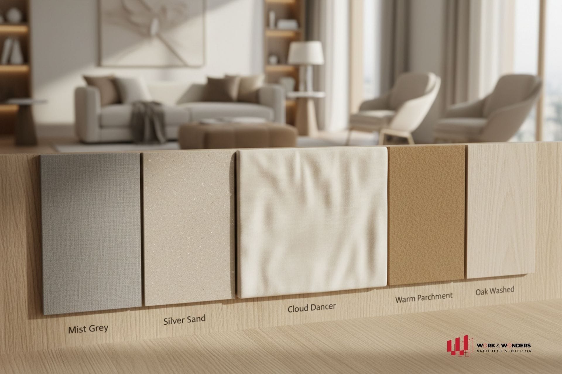 3 Phong cách nội thất lên xu hướng 2026 theo gam màu Pantone "Vũ điệu của Mây"|Cloud Dancer 11 Cloud Dancer 2026: phối sắc mây trở về với những vẻ đẹp nguyên bản